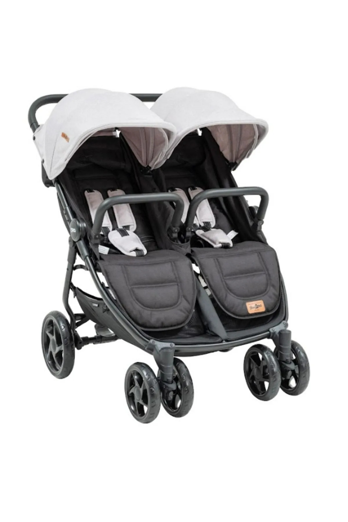 Baby2Go%20California%20Ikiz%20Bebek%20Arabası%20Gri