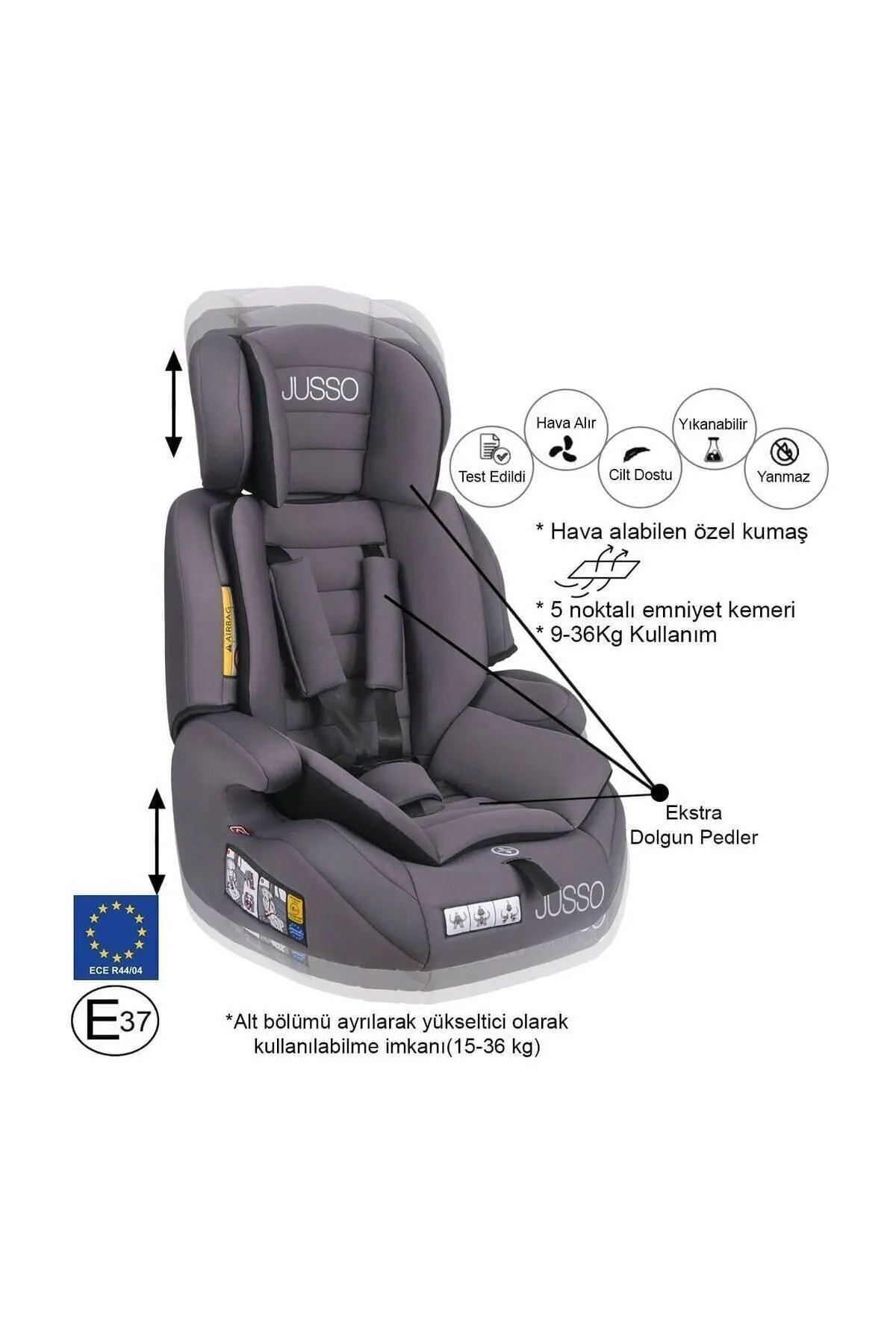 Vavbaby%20Fixed%20Travel%209-36Kg%20Oto%20Koltuğu%20-%20Gri