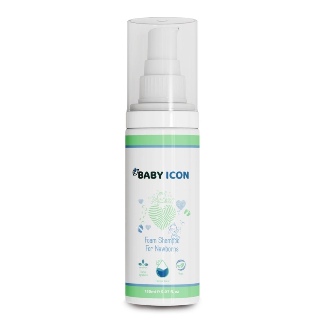 Baby%20Icon%20Konak%20Önleyici%20köpük%20Şampuan%20150%20ml%20Beyaz