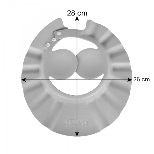 SeviBebe%20Bebek%20Banyo%20Şapkası%20Gri