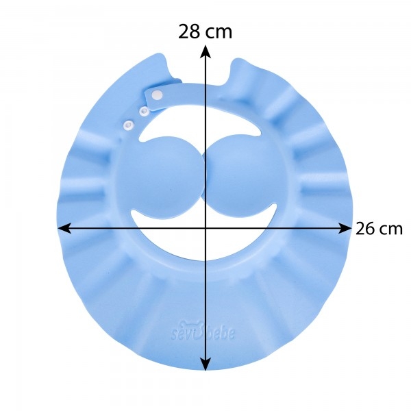 Sevi%20bebe%20Bebek%20Banyo%20Şapkası%20Mavi