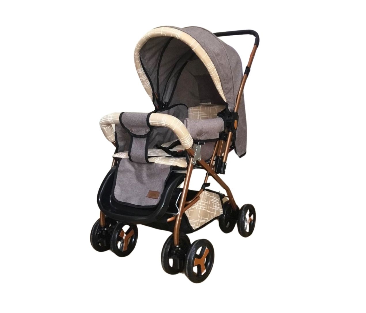 Vavbaby%20Dual%20Comfort%20Line%20Çift%20Yönlü%20Bebek%20Arabası%20Bej-Gold