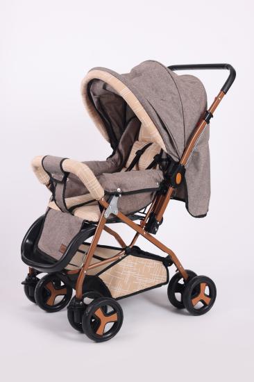 Vavbaby Dual Comfort Line Çift Yönlü Bebek Arabası Bej-Gold