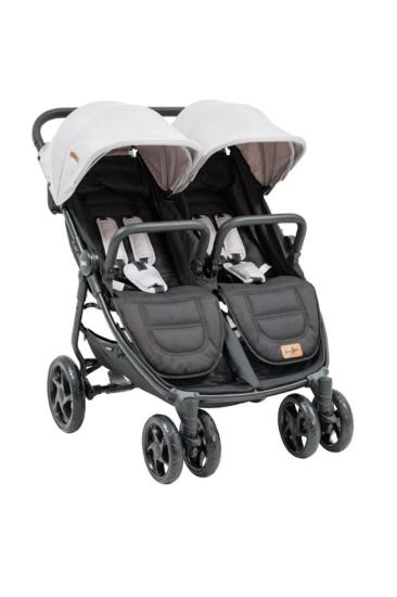 Baby2Go California Ikiz Bebek Arabası Gri