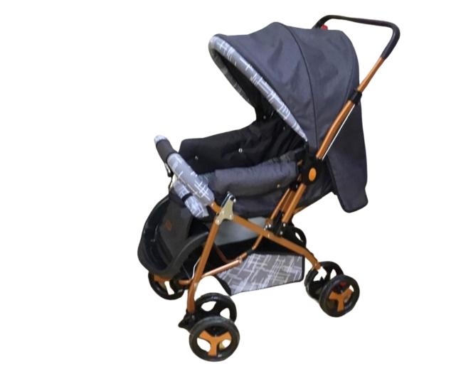 Vavbaby Dual Comfort Line Çift Yönlü Bebek Arabası Gri-Gold