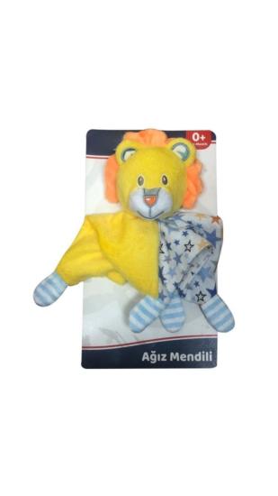 Vavbaby Peluşlu Ağız Mendili Sarı Aslan