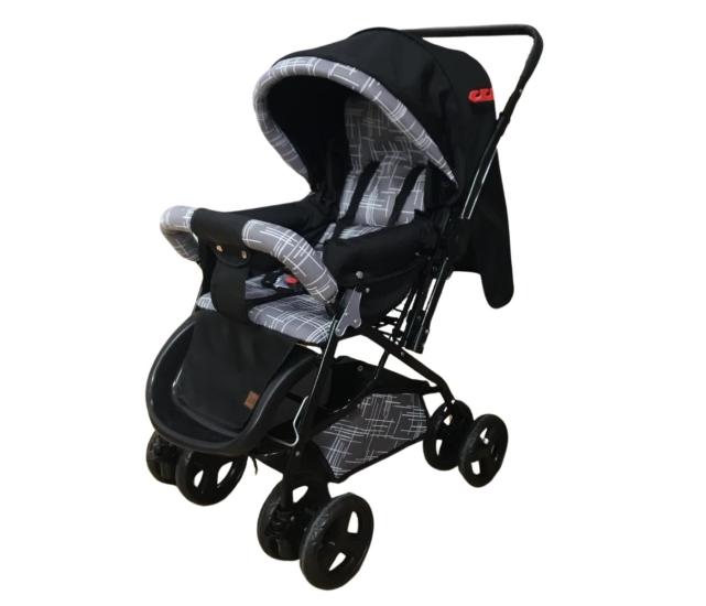 Vavbaby Dual Comfort Line Çift Yönlü Bebek Arabası Siyah